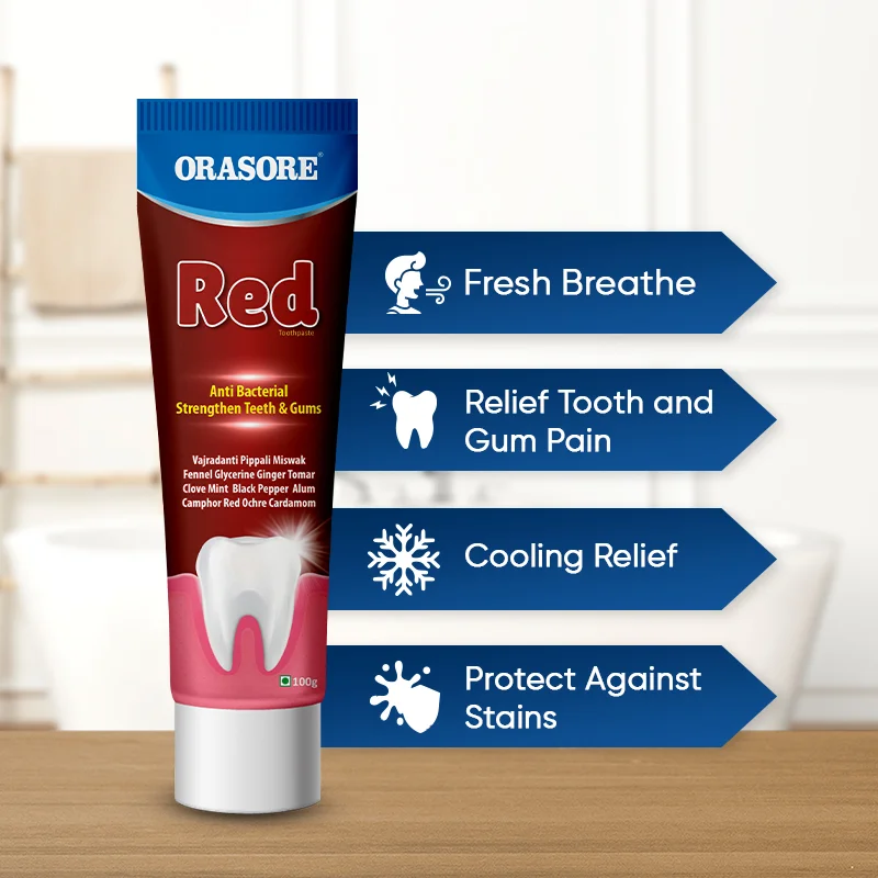 Orasore-Red-Toothpaste-Bamboo-Brush