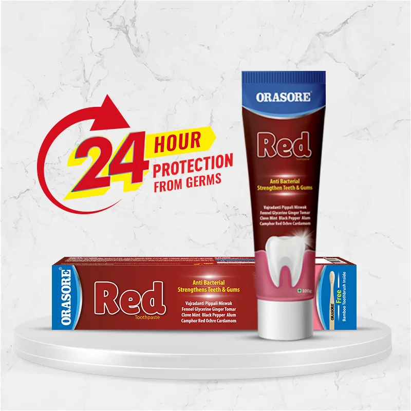 Orasore-Red-Toothpaste-Bamboo-Brush